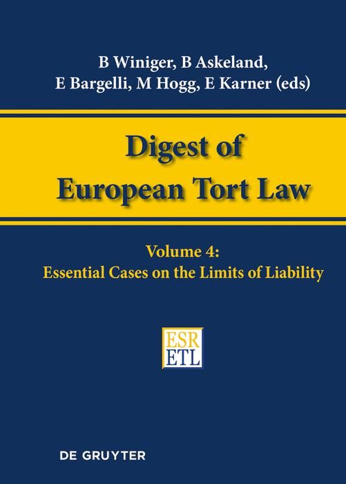 Produktbild: Essential Cases on the Limits of Liability