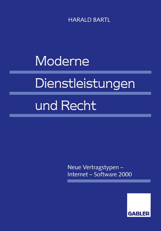 Produktbild: Moderne Dienstleistungen und Recht