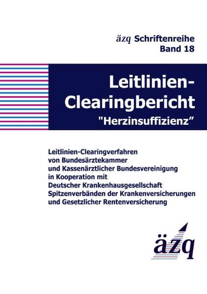 Produktbild: Leitlinien-Clearingbericht "Herzinsuffizienz"