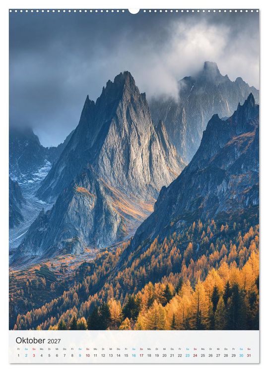 Produktbild: Alpenzauber (hochwertiger Premium Wandkalender 2027 DIN A2 hoch), Kunstdruck in Hochglanz