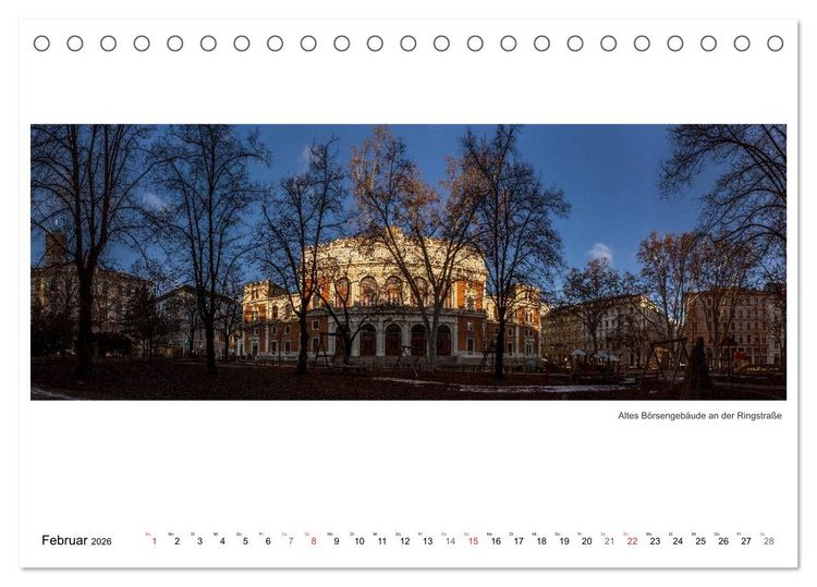 Produktbild: Wien Panoramen (Tischkalender 2026 DIN A5 quer), CALVENDO Monatskalender