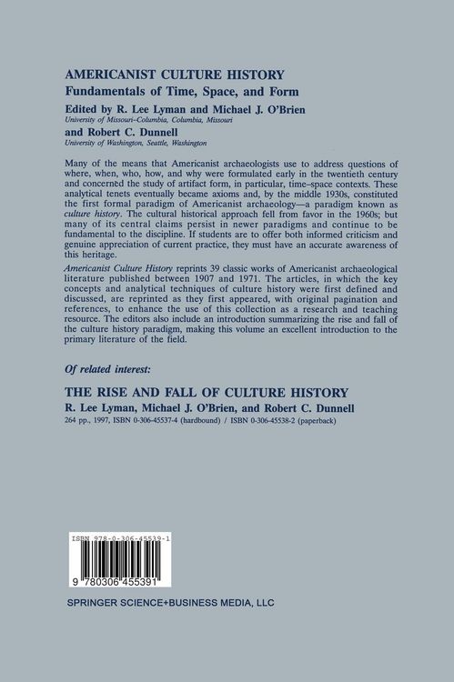 Produktbild: Americanist Culture History