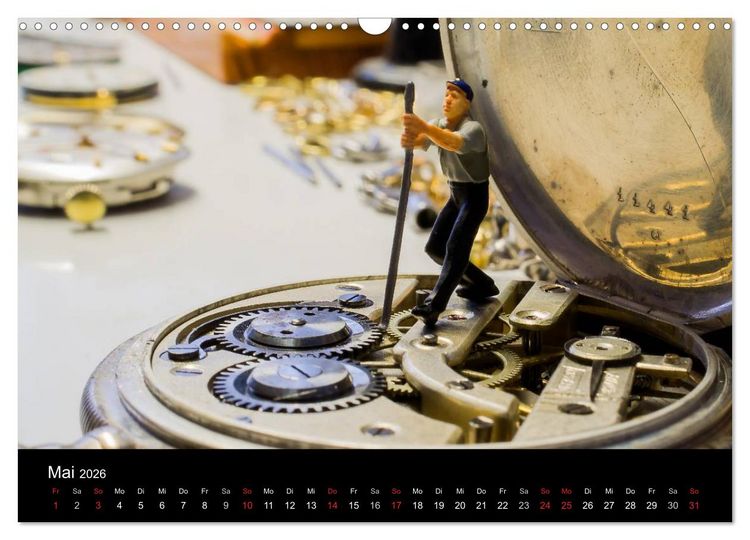 Produktbild: UHR Menschen (Wandkalender 2026 DIN A3 quer), CALVENDO Monatskalender