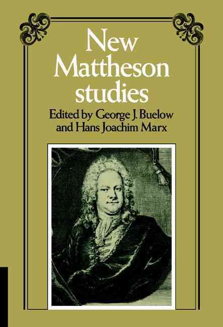 Produktbild: New Mattheson Studies