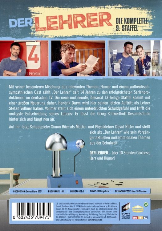 Produktbild: Der Lehrer - Die komplette 9. Staffel [4 DVDs]