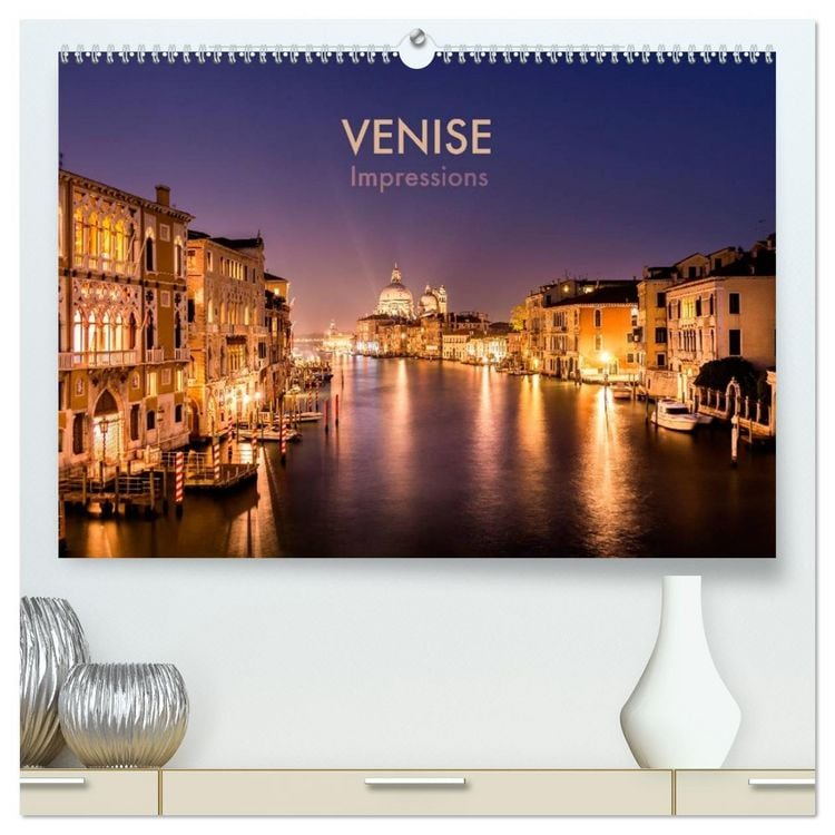 Produktbild: Venise Impressions (Calendrier mural 2026 DIN A2 vertical) calendrier de bureau