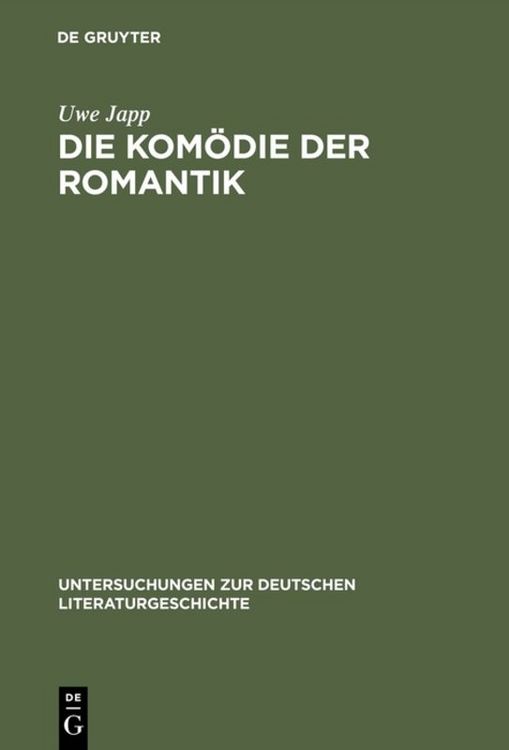Produktbild: Die Kom&ouml;die der Romantik