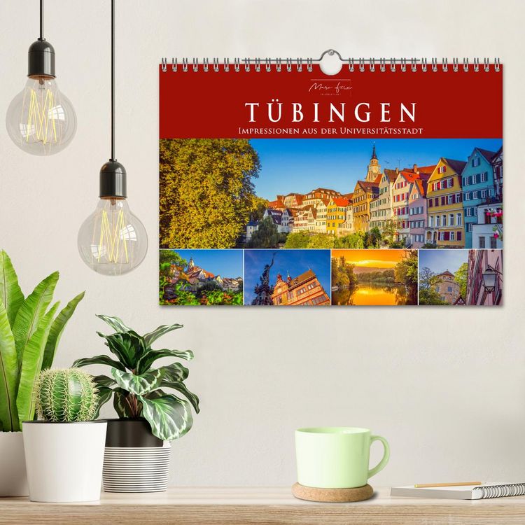 Produktbild: T&uuml;bingen - Impressionen aus der Universit&auml;tsstadt (Wandkalender 2026 DIN A4 quer), CALVENDO Monatskalender