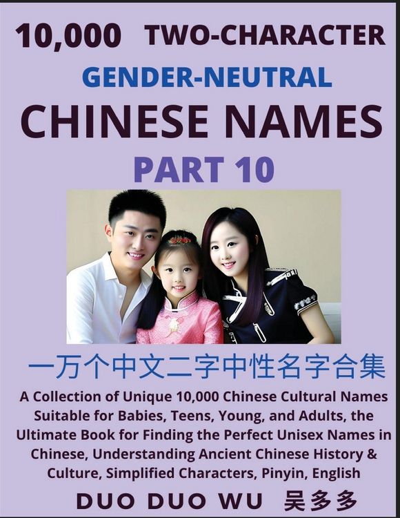 Produktbild: Learn Mandarin Chinese with Two-Character Gender-neutral Chinese Names (Part 10)
