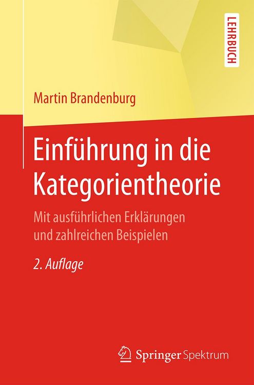 Produktbild: Einf&uuml;hrung in die Kategorientheorie