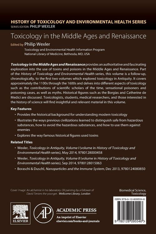 Produktbild: Toxicology in the Middle Ages and Renaissance
