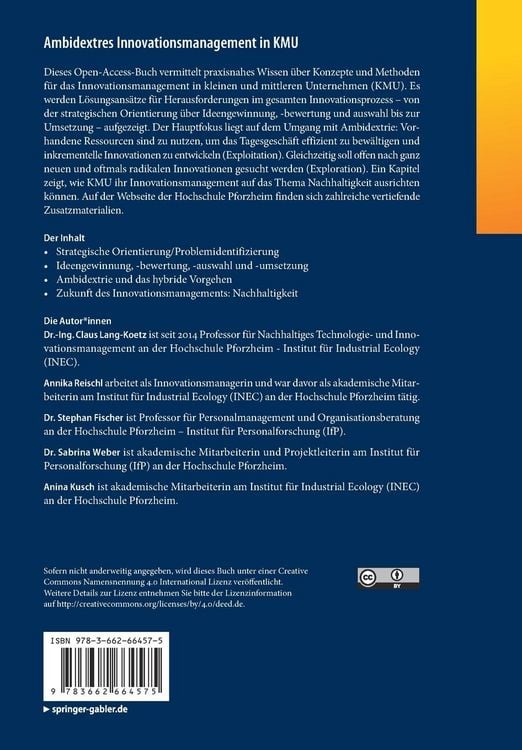 Produktbild: Ambidextres Innovationsmanagement in KMU