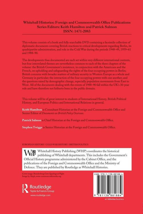 Produktbild: Berlin in the Cold War, 1948-1990