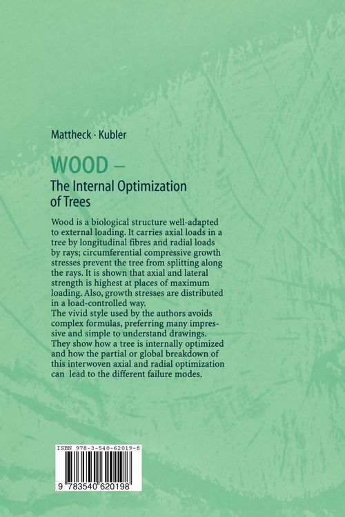 Produktbild: Wood - The Internal Optimization of Trees