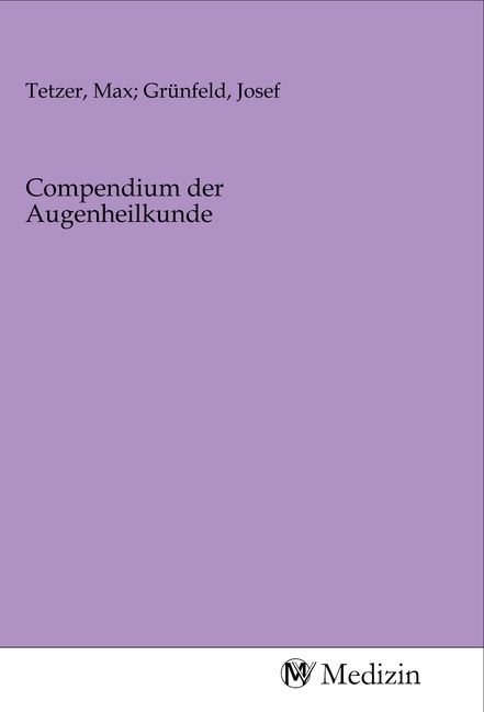 Produktbild: Compendium der Augenheilkunde