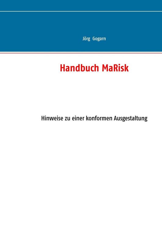 Produktbild: Handbuch MaRisk