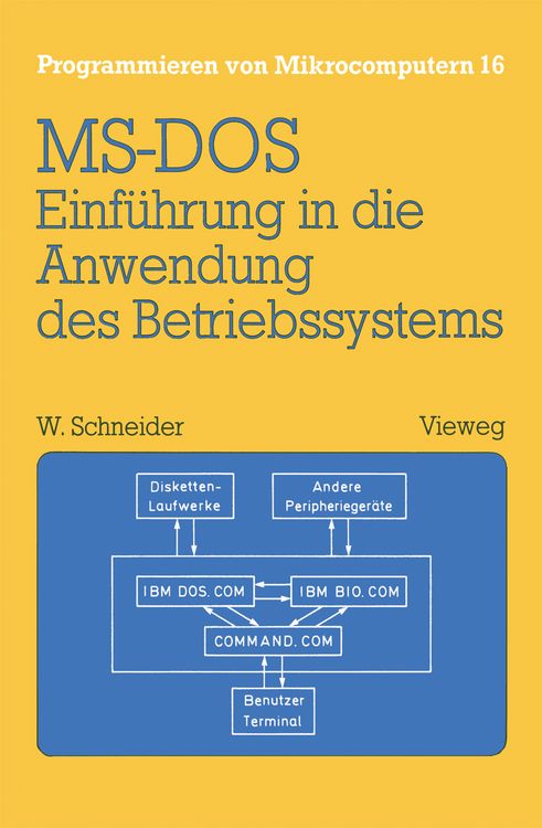 Produktbild: Einf&uuml;hrung in die Anwendung des Betriebssystems MS-DOS