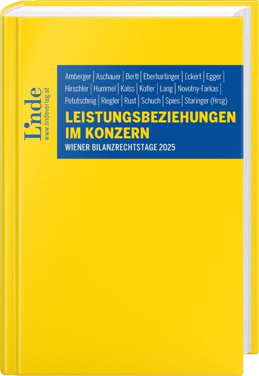Produktbild: Leistungsbeziehungen im Konzern