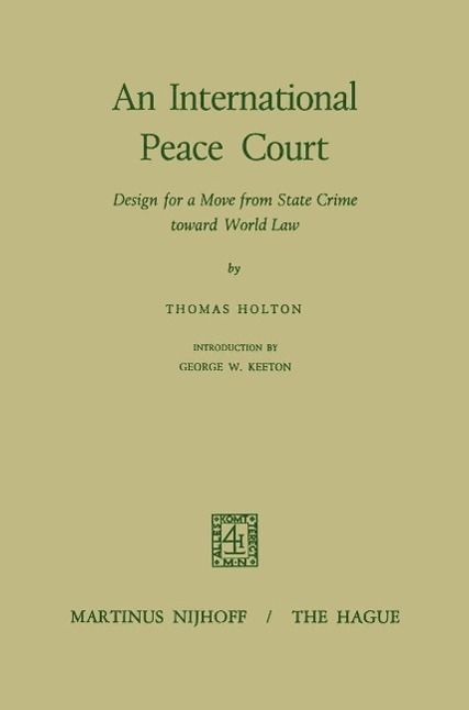 Produktbild: An International Peace Court