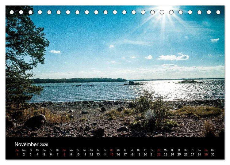 Produktbild: Finnland Sch&auml;renmeer (Tischkalender 2026 DIN A5 quer), CALVENDO Monatskalender