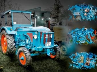 Produktbild: CALVENDO Puzzle Oldtimer Traktor Hanomag | 1000 Teile Lege-Gr&ouml;&szlig;e 64x48cm Foto-Puzzle f&uuml;r gl&uuml;ckliche Stunden