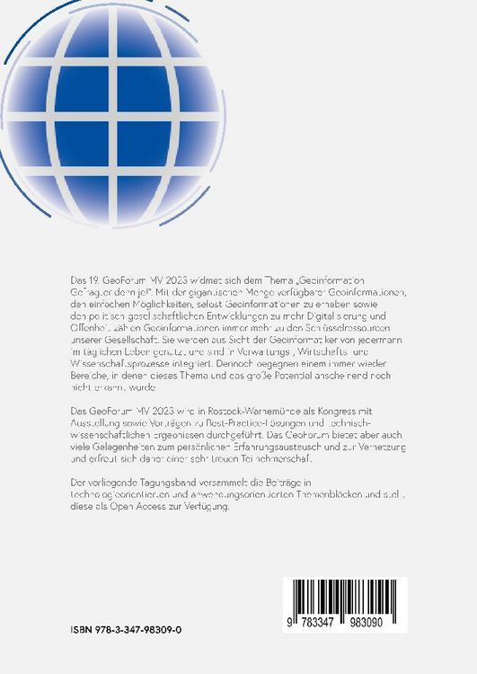 Produktbild: GeoForum MV 2023