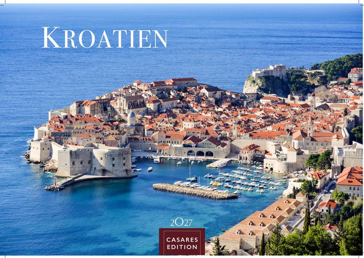 Produktbild: Kroatien Kalender 2027 &ndash; Wandkalender | Fotokalender S&uuml;deuropa 50x35cm | Entdecken Sie den sch&ouml;nsten Winkel Kroatiens mit unserem Kalender