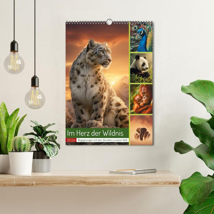 Produktbild: Im Herz der Wildnis (Wandkalender 2026 DIN A3 hoch), CALVENDO Monatskalender