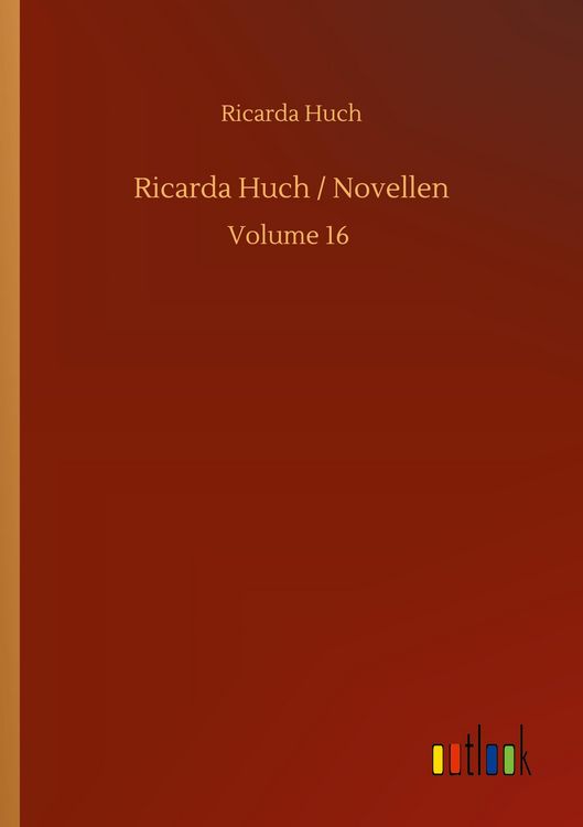 Produktbild: Ricarda Huch / Novellen