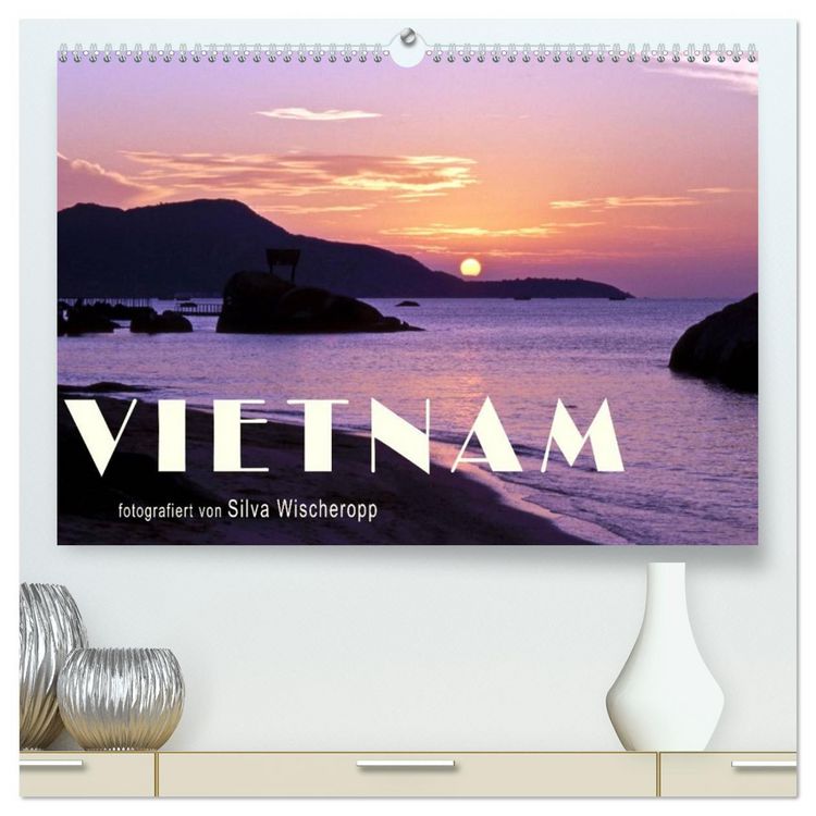 Produktbild: VIETNAM (hochwertiger Premium Wandkalender 2026 DIN A2 quer), Kunstdruck in Hochglanz