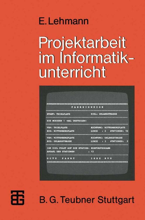 Produktbild: Projektarbeit im Informatikunterricht