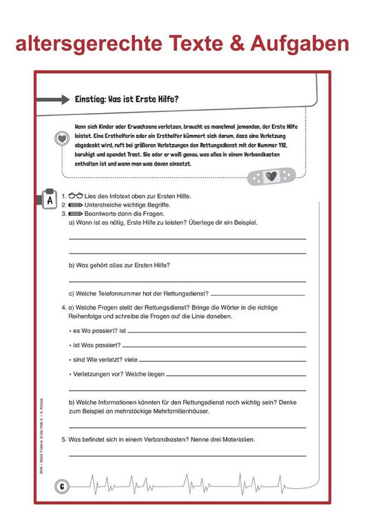 Produktbild: Erste Hilfe macht Schule