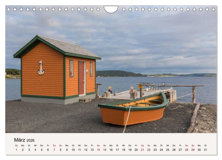 Produktbild: Neufundland Impressionen 2026 (Wandkalender 2026 DIN A4 quer), CALVENDO Monatskalender