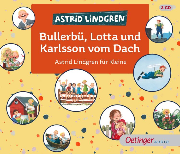 Produktbild: Bullerb&uuml;, Lotta und Karlsson vom Dach