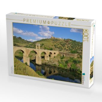 Produktbild: CALVENDO Puzzle Br&uuml;cke von Alc&aacute;ntara 1000 Teile Puzzle quer | 1000 Teile Lege-Gr&ouml;&szlig;e 64 &times; 48 cm Foto-Puzzle f&uuml;r gl&uuml;ckliche Stunden