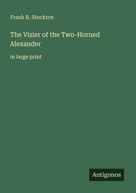 Produktbild: The Vizier of the Two-Horned Alexander