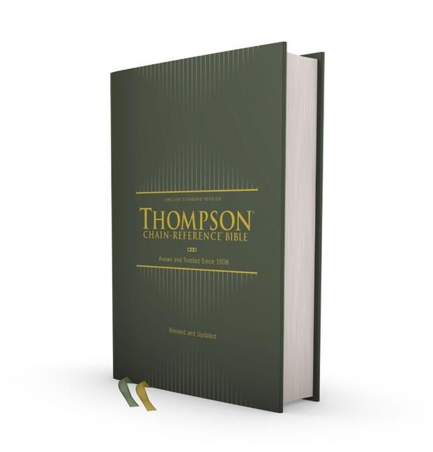 Produktbild: Esv, Thompson Chain-Reference Bible, Hardcover, Green, Red Letter
