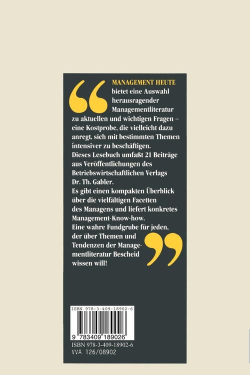 Produktbild: Management heute