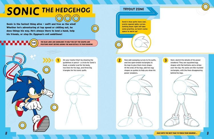 Produktbild: Sonic The Hedgehog How to Draw