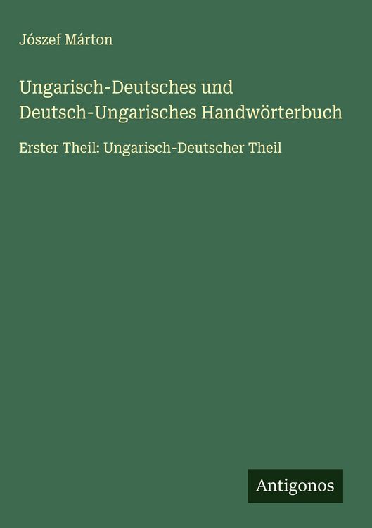 Produktbild: Ungarisch-Deutsches und Deutsch-Ungarisches Handw&ouml;rterbuch