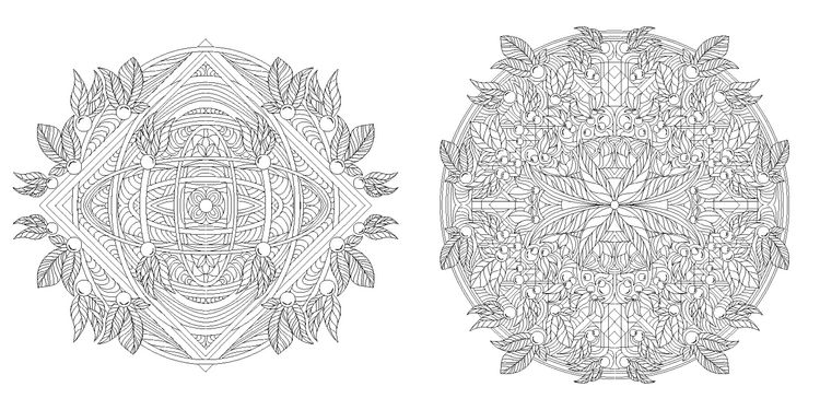 Produktbild: Blumen-Mandalas (Ausmalbuch zur kreativen Stressbew&auml;ltigung)