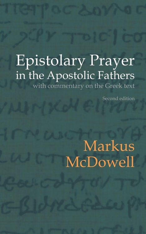 Produktbild: Epistolary Prayer in the Apostolic Fathers