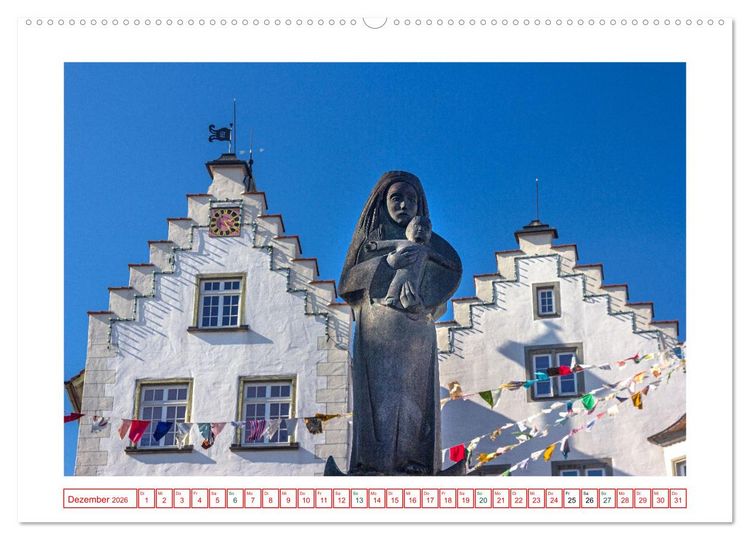 Produktbild: Tettnang - Bilder einer Stadt (Wandkalender 2026 DIN A2 quer), CALVENDO Monatskalender