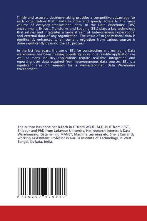 Produktbild: A Comprehensive Guide to ETL Process Research and Future Trends