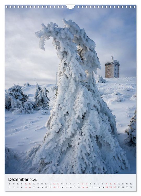 Produktbild: Harzer Landschaften - 12 Monate im Naturparadies Harz (Wandkalender 2026 DIN A3 hoch), CALVENDO Monatskalender