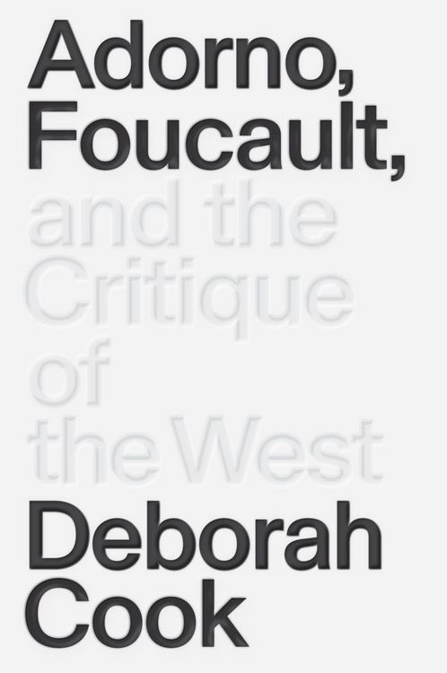 Produktbild: Adorno, Foucault and the Critique of the West