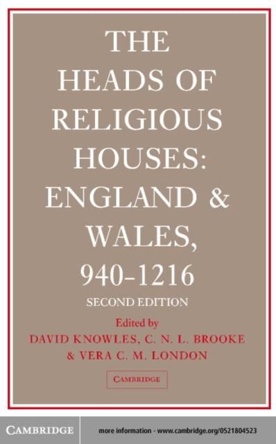 Produktbild: Heads of Religious Houses