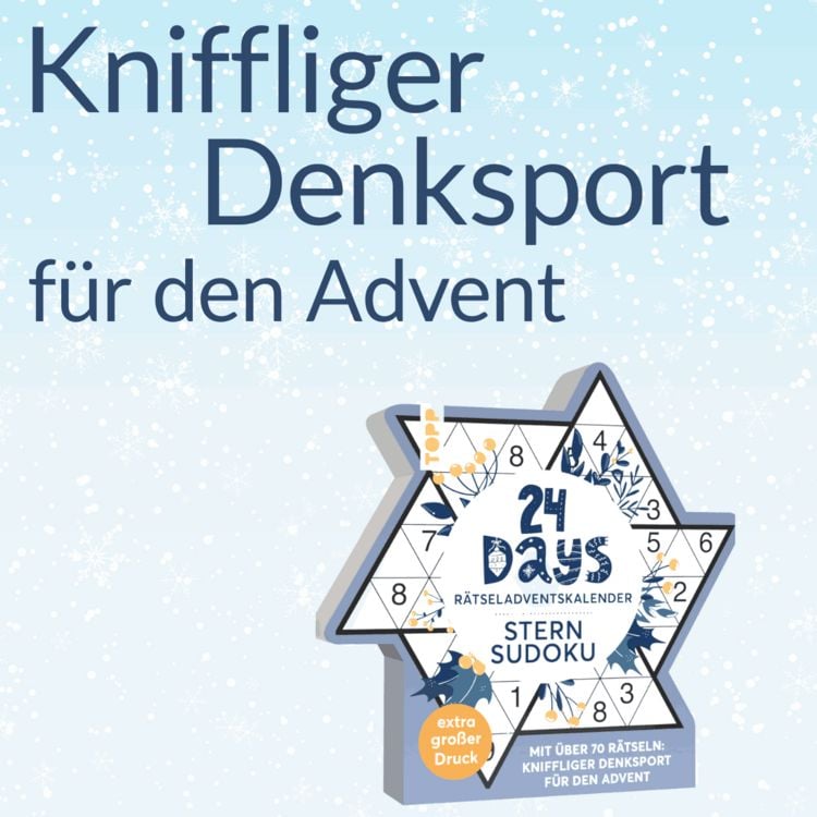Produktbild: 24 DAYS R&Auml;TSELADVENTSKALENDER &ndash; Sternsudoku