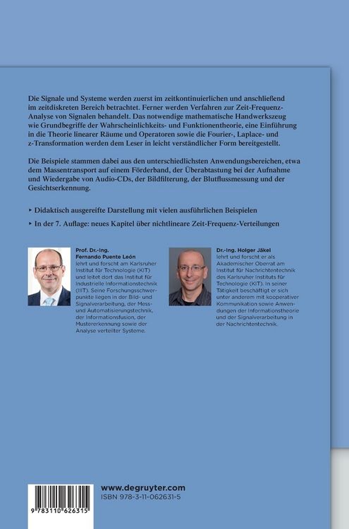 Produktbild: Signale und Systeme