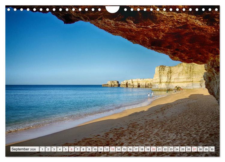 Produktbild: Algarve zum Tr&auml;umen (Wandkalender 2026 DIN A4 quer), CALVENDO Monatskalender